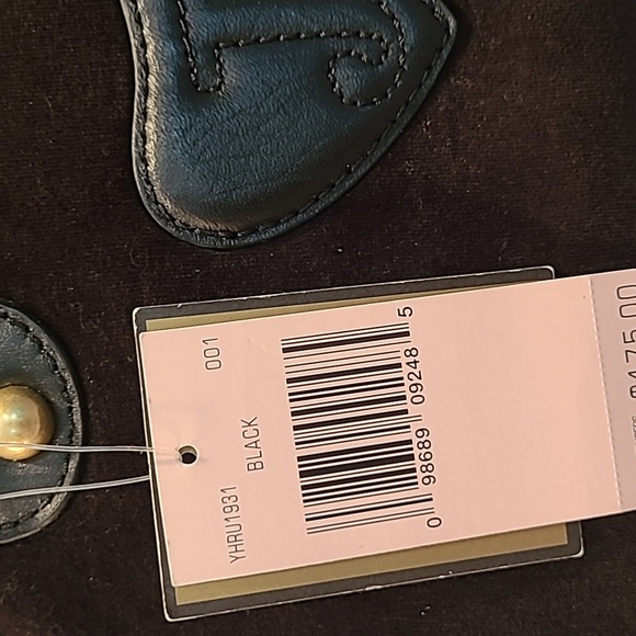 Black Royal Juicy Couture Velour Hand Bag Purse YHRU1931 - Picture 4 of 16